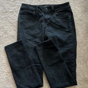 Loft modern skinny black jeans - size 2